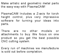 PlasmaCAM CNC Cutting System
