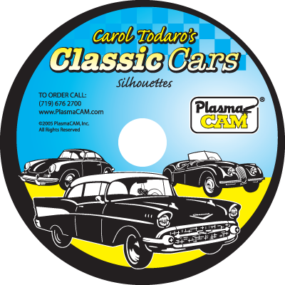Art-Disc-PlasmaCAM-Classic-Cars-Auto-Chevy-Ford-Pontiac-Volkswagen-Dodge
