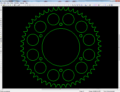 DesignEdge-Software-Sprocket-Geometric-Part-Plasma-Cutting-System